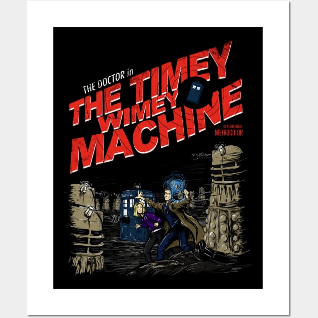 The Timey Wimey Machine Wall Art by girardin27